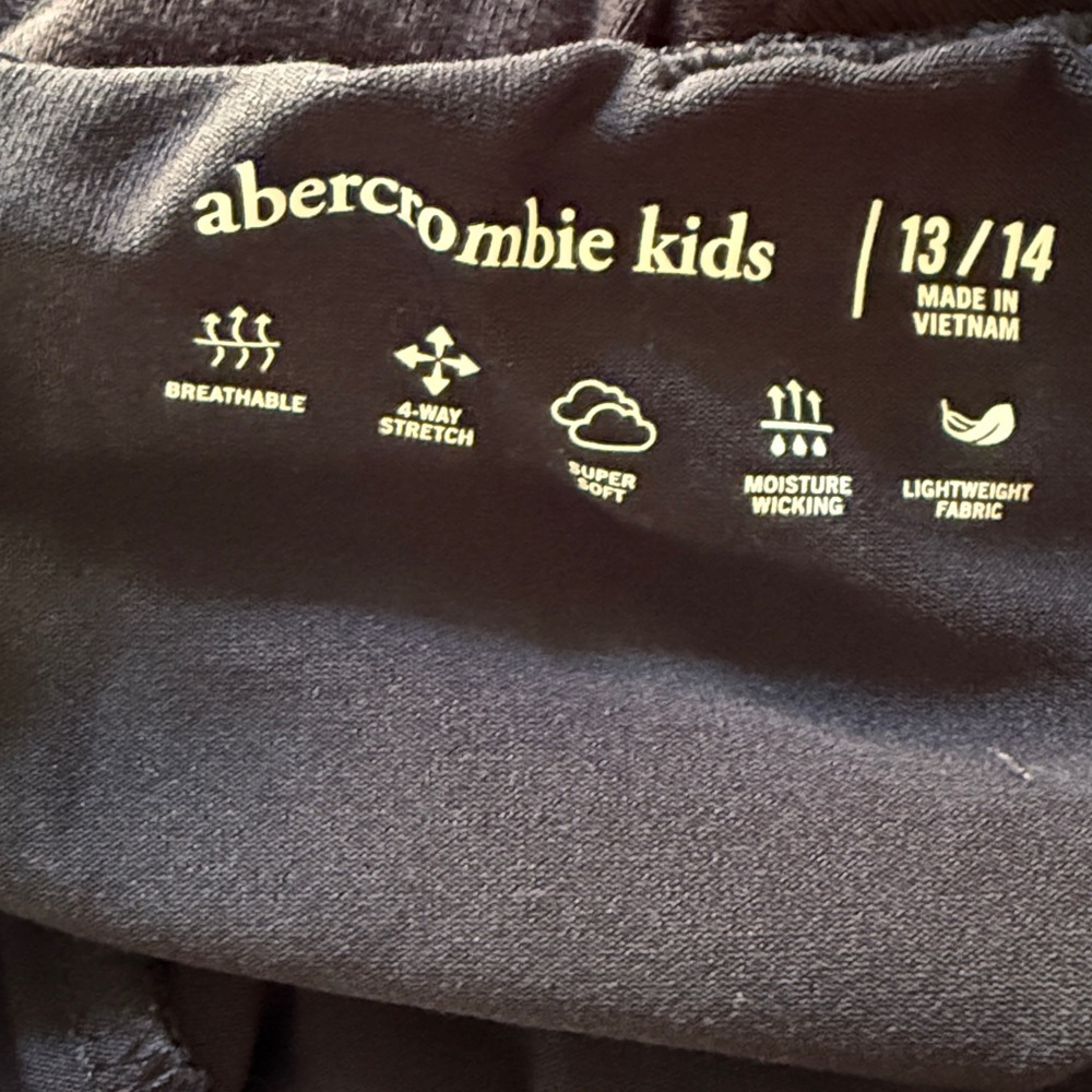 Abercrombie Kids Black Joggers - Picture 4 of 6